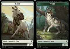 Goat (0005) // Wolf (0032) Double-Sided Token